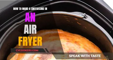 Air-Fryer Cheesecake: A Quick, Easy, and Delicious Treat