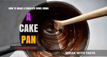 Creative Chocolate Bowl Recipe: Using a Cake Pan for Easy DIY Treats