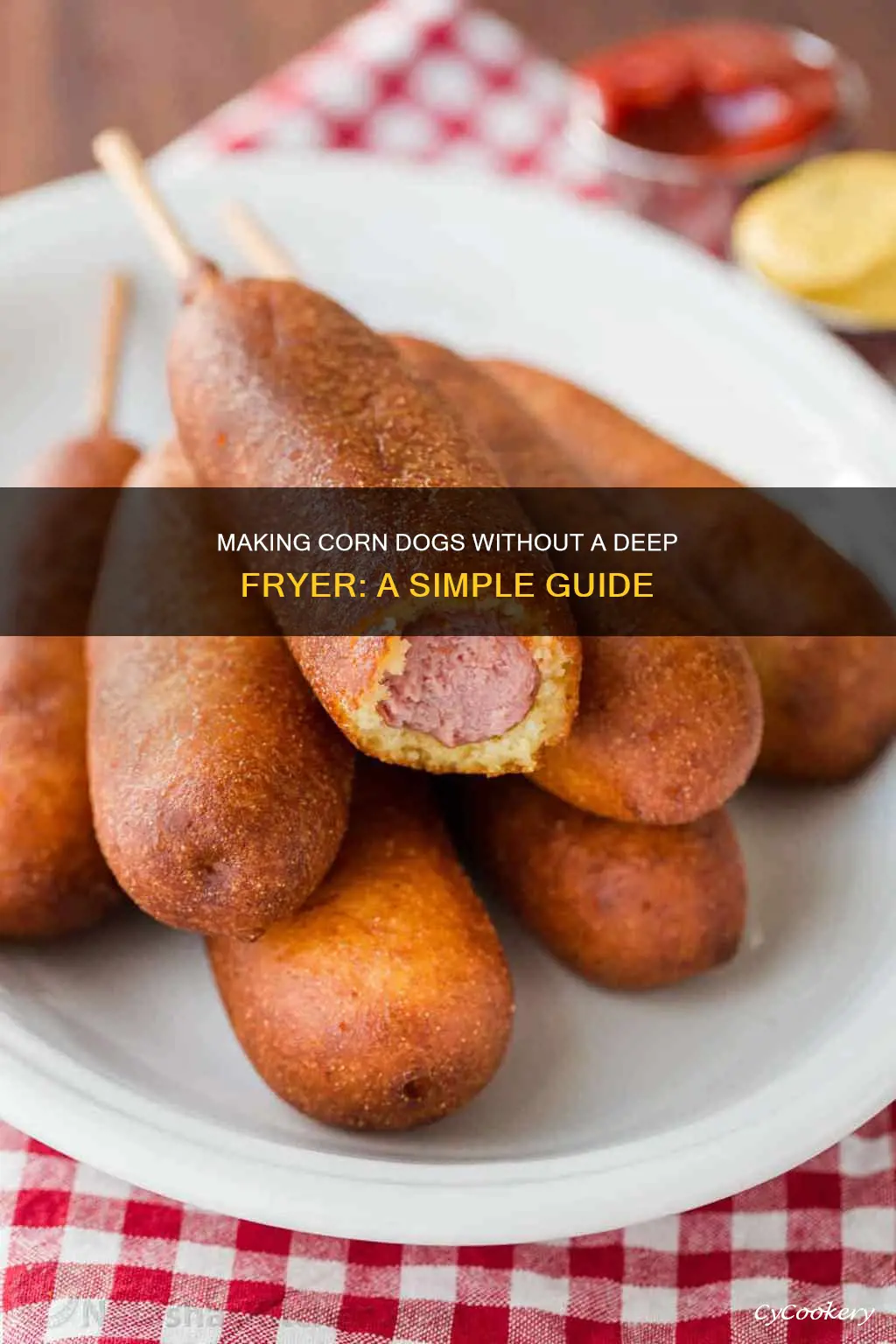 how to make a corn dog without a deep fryer