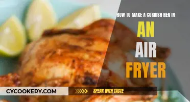 Air-Fried Cornish Hen: Quick, Easy, and Delicious