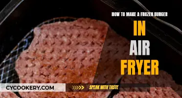 Air Fryer Frozen Burgers: Quick, Crispy, and Juicy