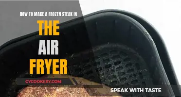 Air Fryer Frozen Steak: Quick, Easy, Delicious