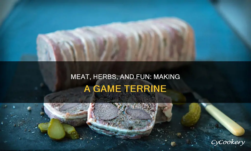 how to make a game terrine