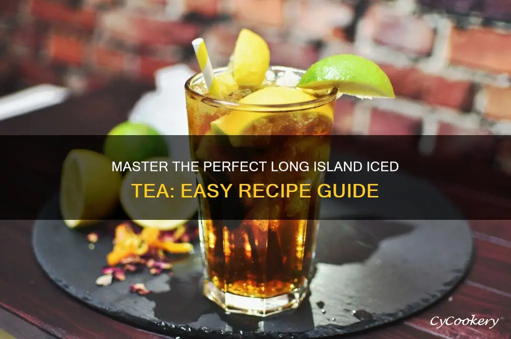 how to make a glass of long island iced tea
