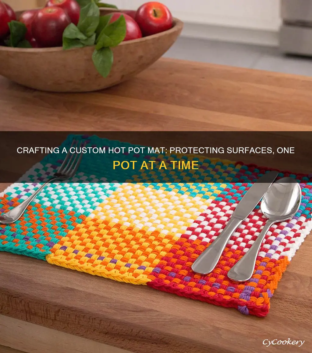 how to make a mat for hot pots