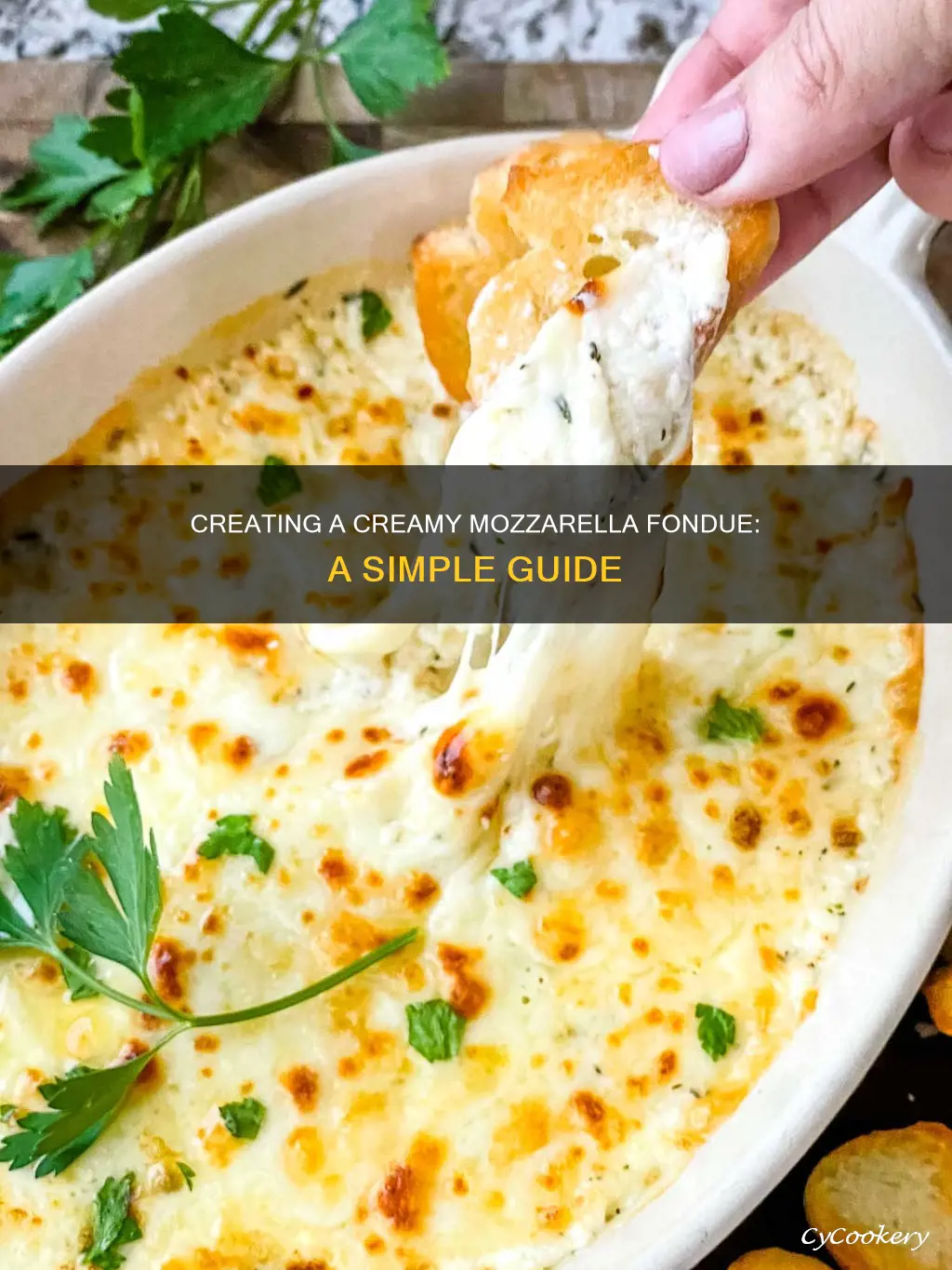 how to make a mozzarella fondue