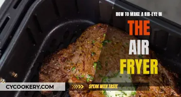 Air-Fried Rib-Eye: Quick, Easy, and Delicious