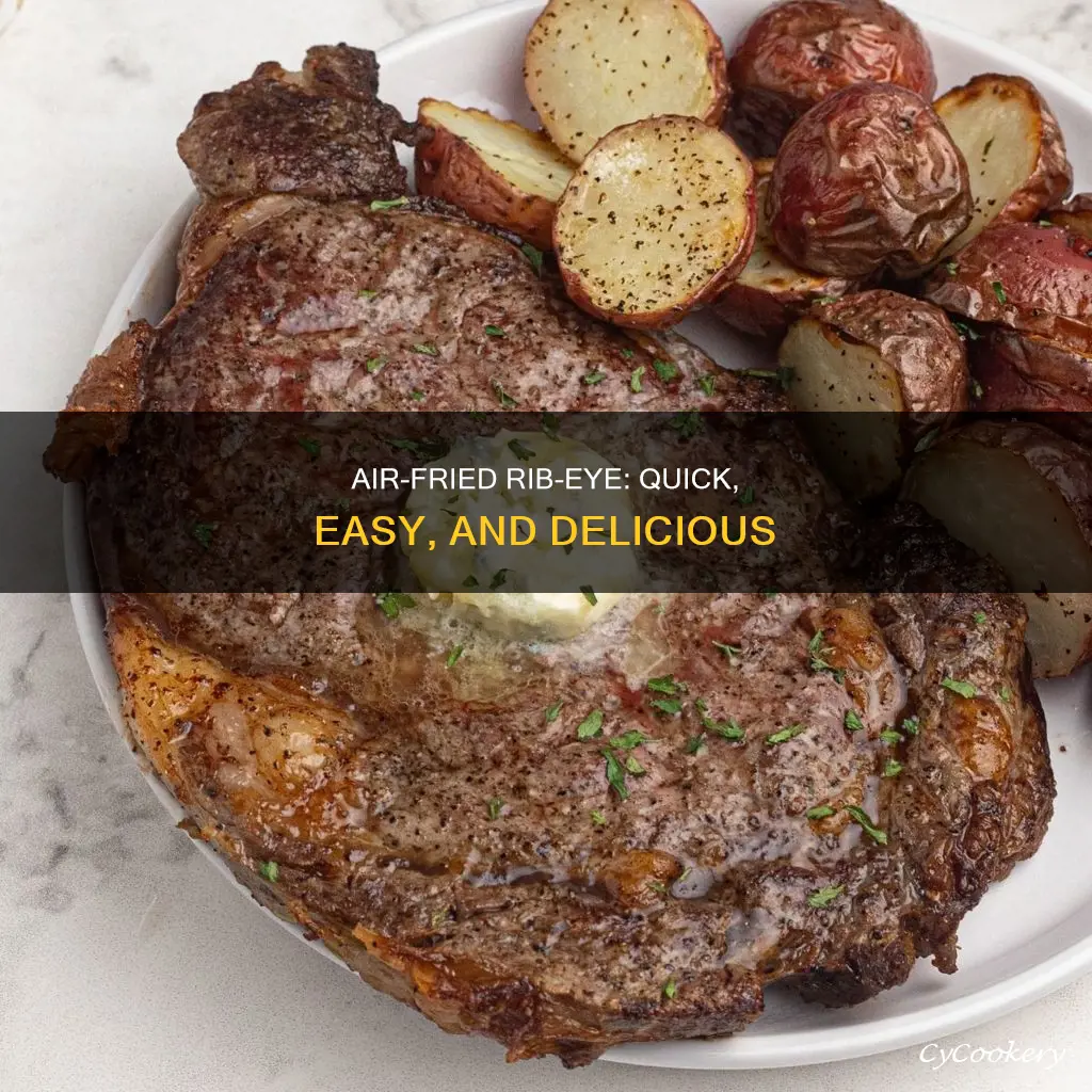 how to make a rib-eye in the air fryer