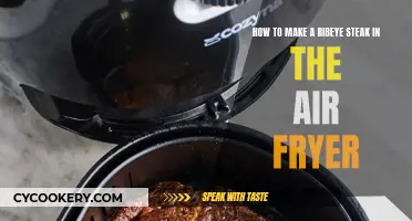 Air-Fried Ribeye Steak: Quick, Easy, and Delicious!