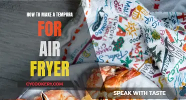 Air-Fryer Tempura: Crispy, Quick, and Easy!