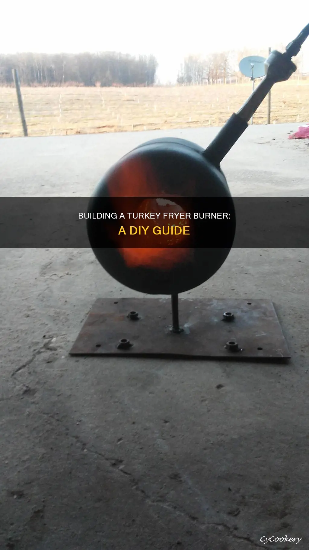 how to make a turkey fryer burner