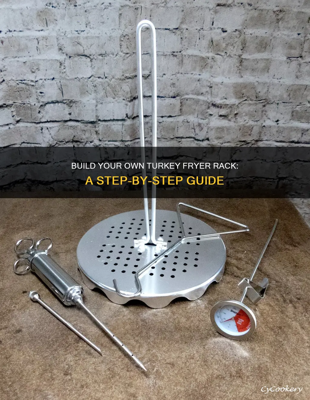 how to make a turkey fryer rack