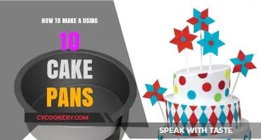 Creative Baking: Crafting a Unique Cake with 10 Pans