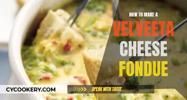 Velveeta Cheese Fondue: A Quick, Easy, and Delicious Recipe