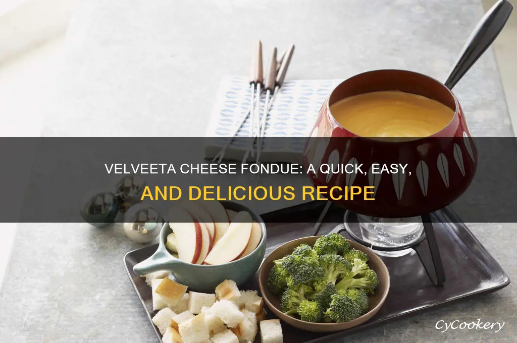 how to make a velveeta cheese fondue