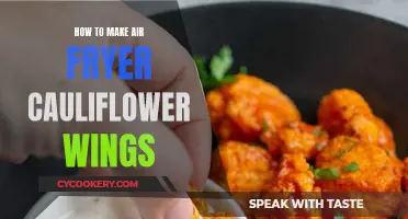 Air Fryer Magic: Crispy Cauliflower Wings Perfection