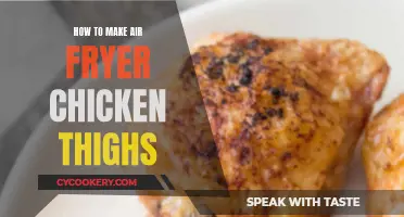 Air Fryer Chicken Thighs: Quick, Crispy, and Delicious