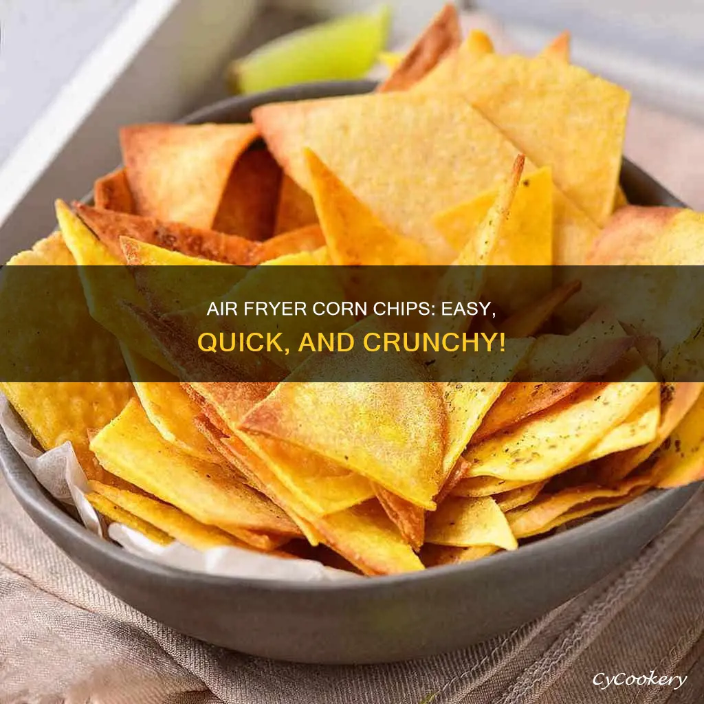 how to make air fryer corn chips