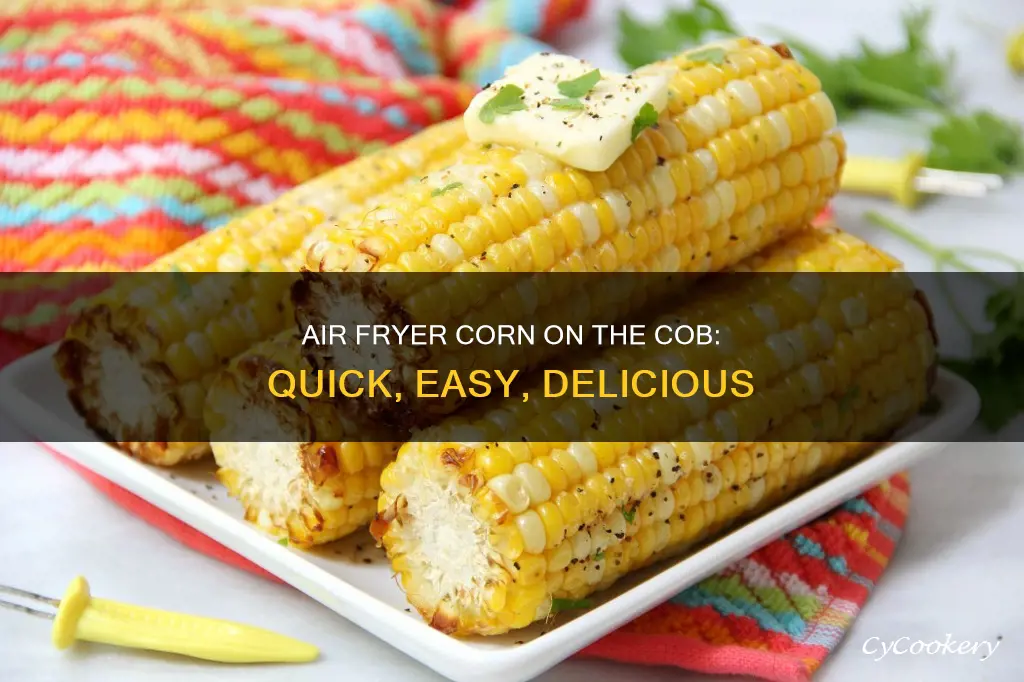 how to make air fryer corn on the cob