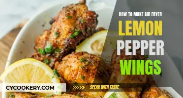 Air Fryer Wings: Lemon Pepper Style