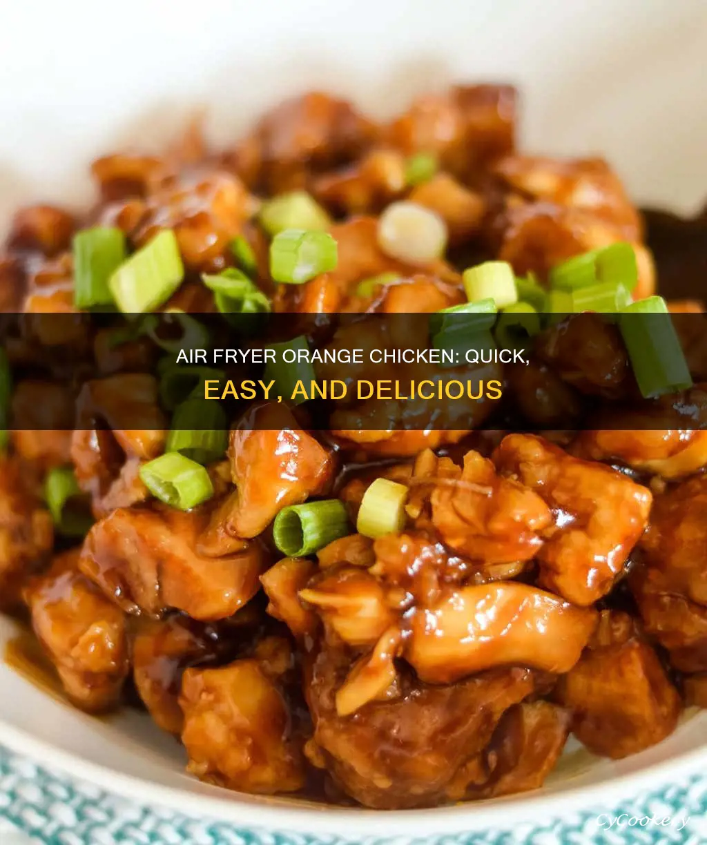 how to make air fryer orange chicken