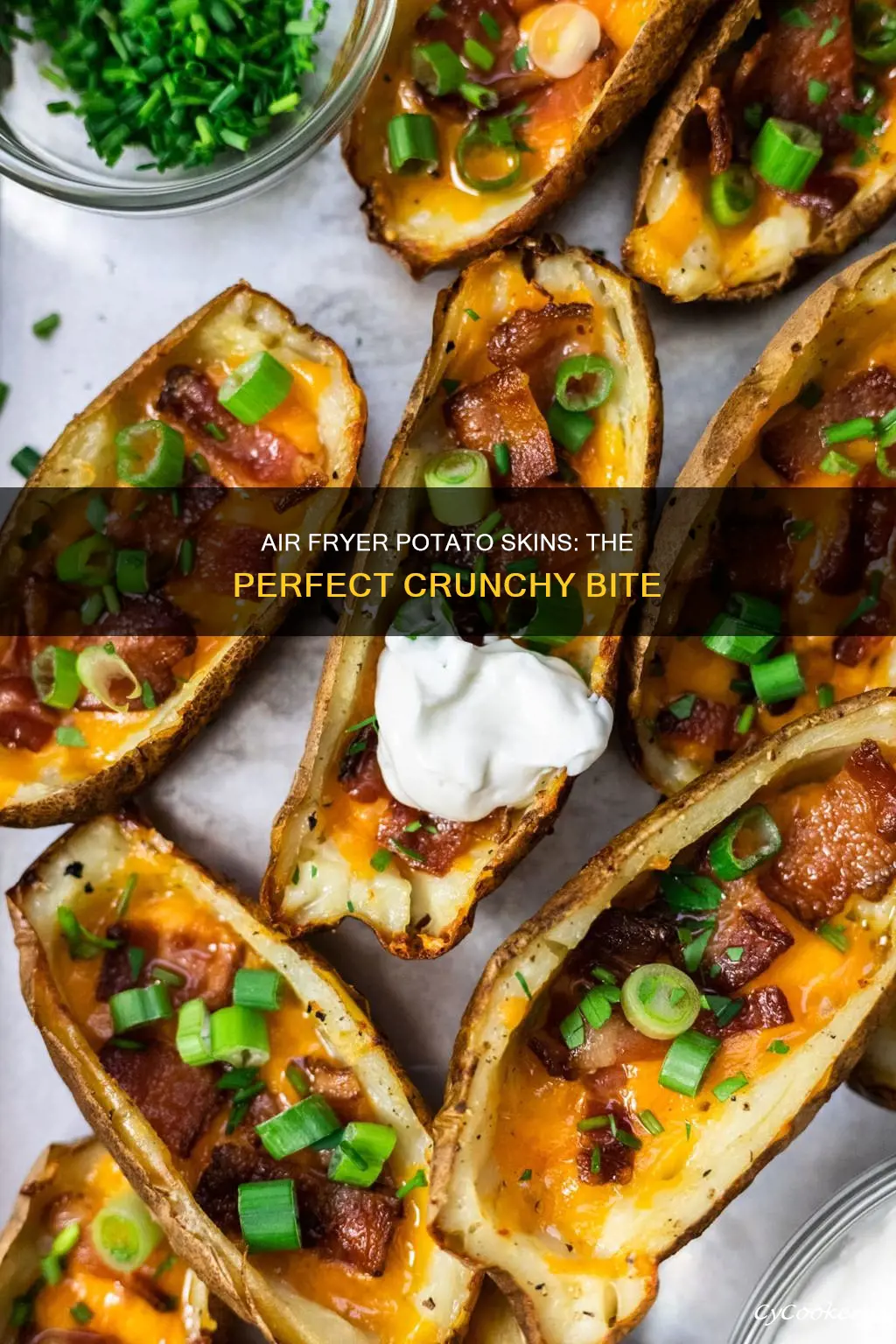 how to make air fryer potato skins