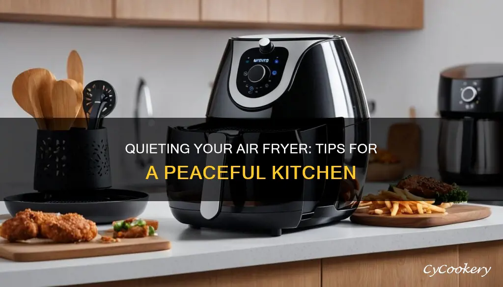 how to make air fryer quieter