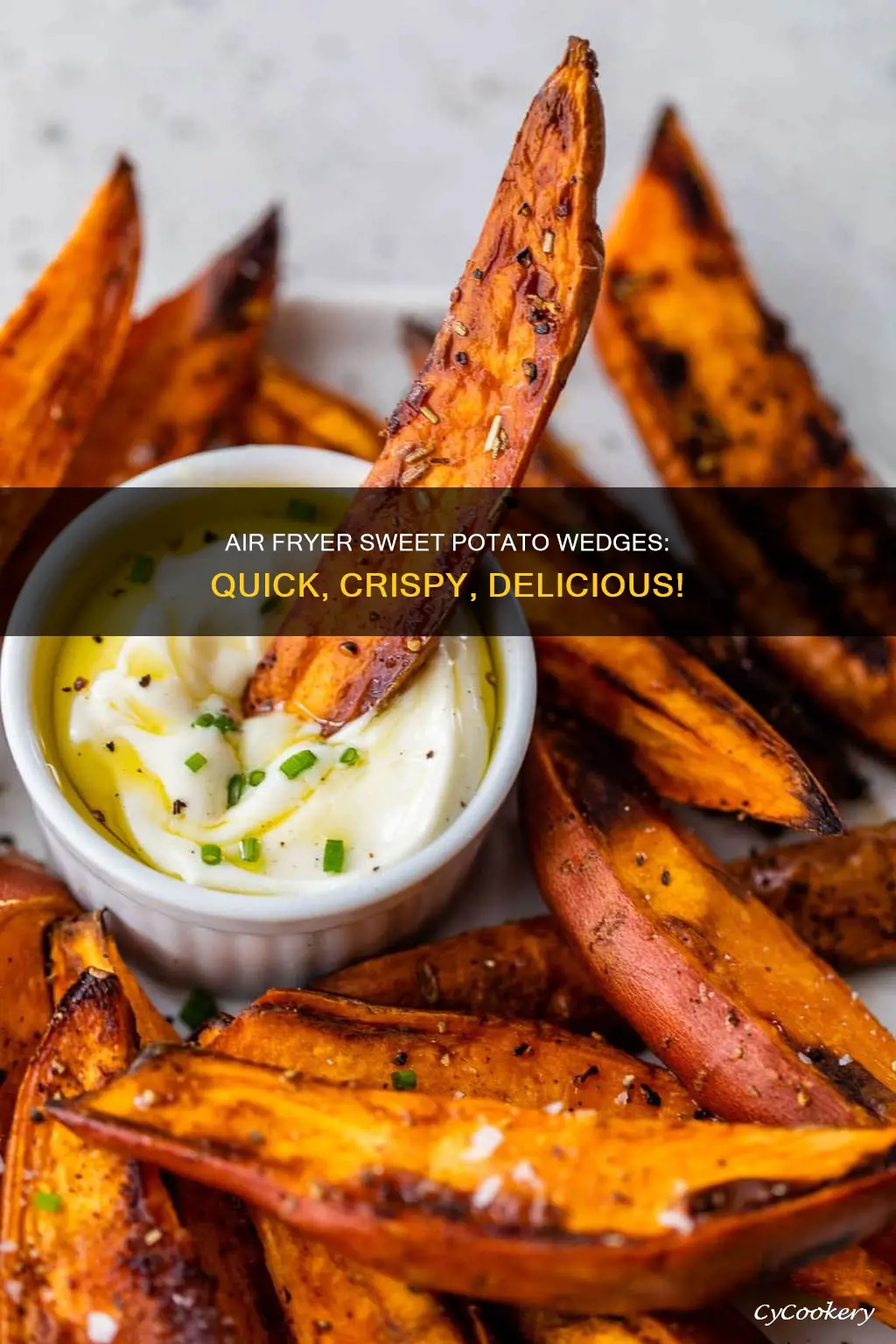 how to make air fryer sweet potato wedges