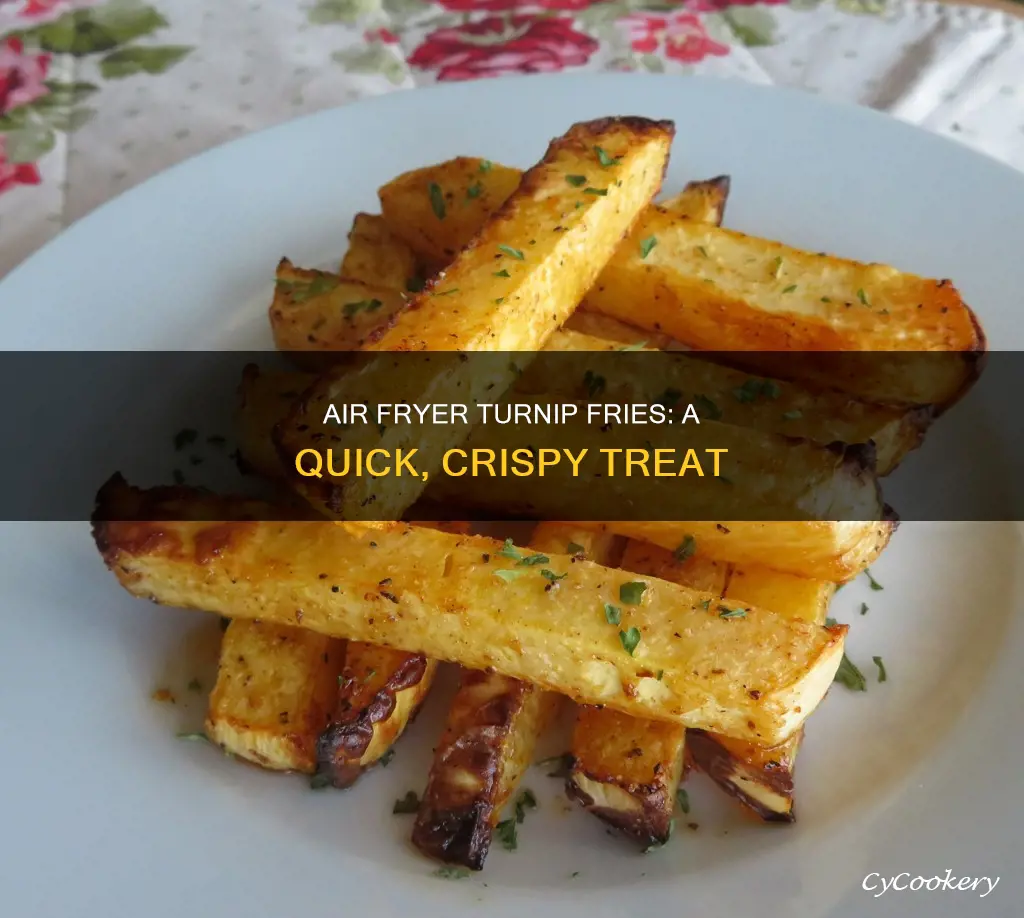 how to make air fryer turnip fries