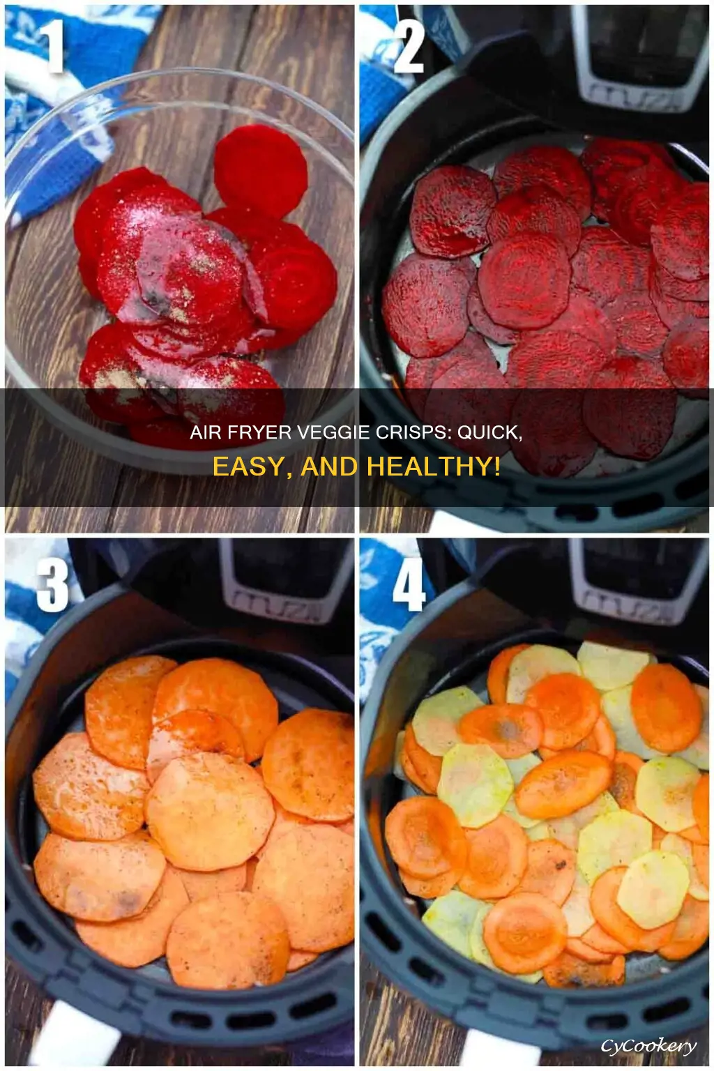 how to make air fryer vegetable crisps