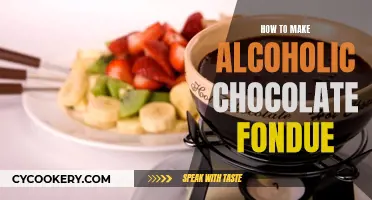 Chocolate Fondue with a Kick: Alcoholic Twist on a Classic