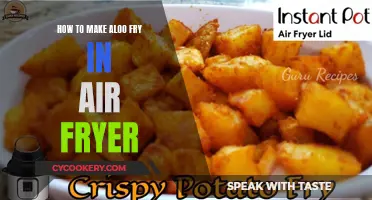 Aloo Fry in an Air Fryer: Quick, Crispy, and Delicious!