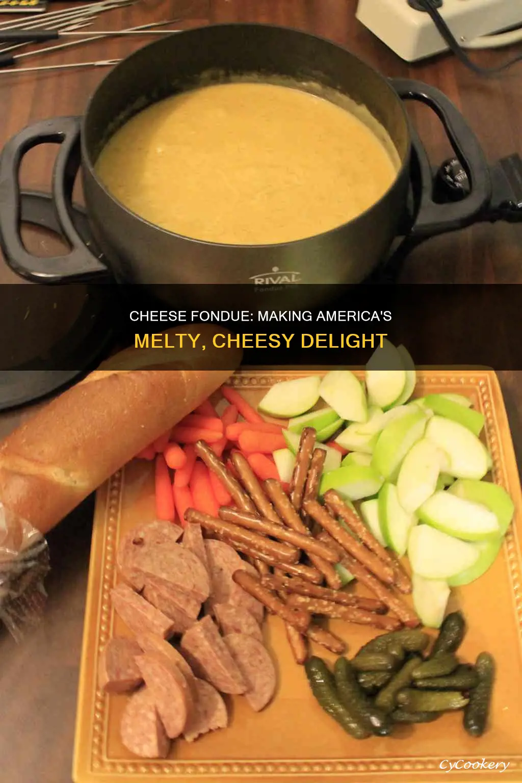 how to make american cheese fondue