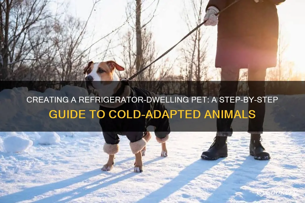how to make an animal that can live in refrigerator