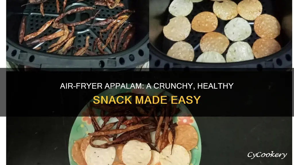 how to make appalam in air fryer