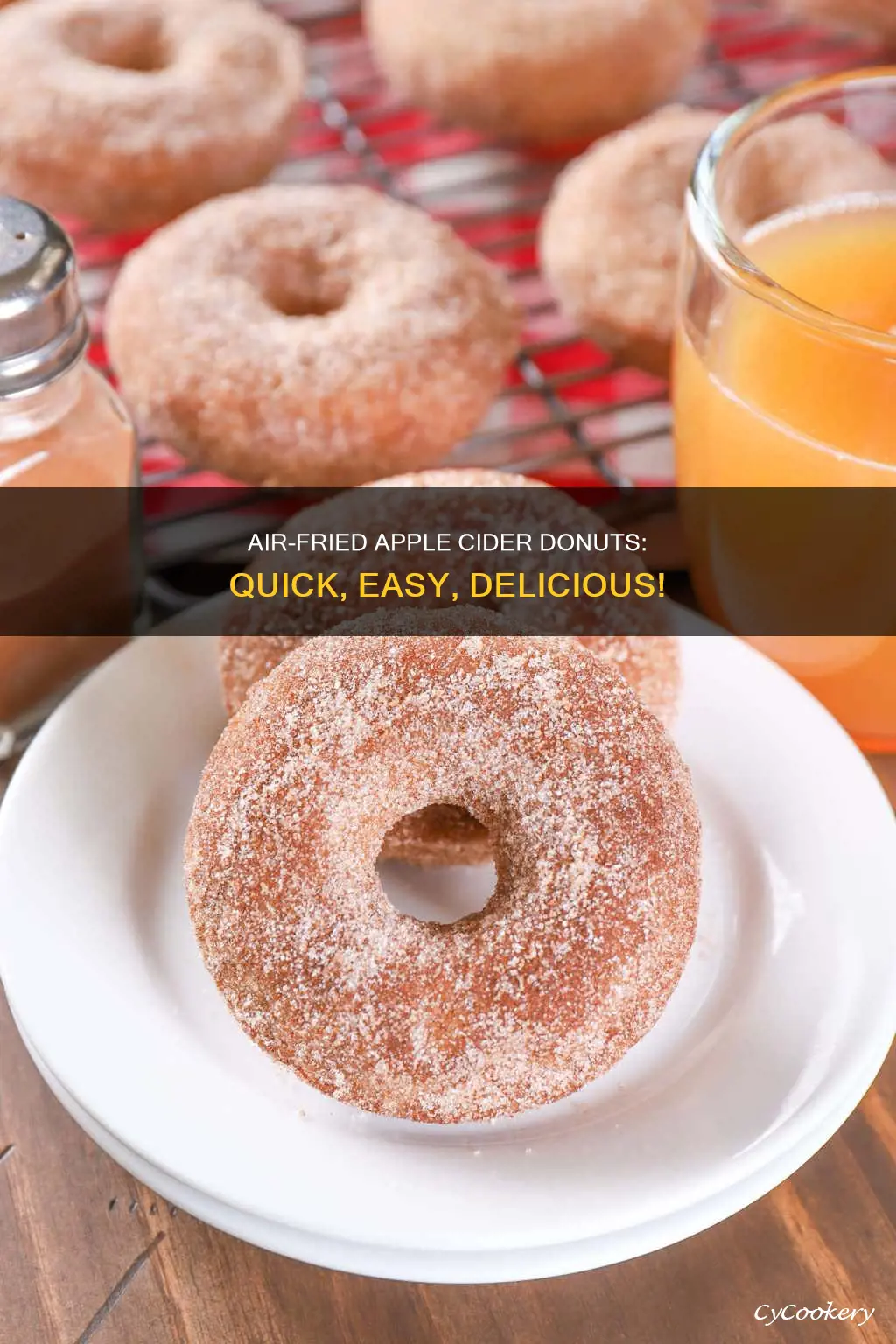 how to make apple cider donuts in air fryer