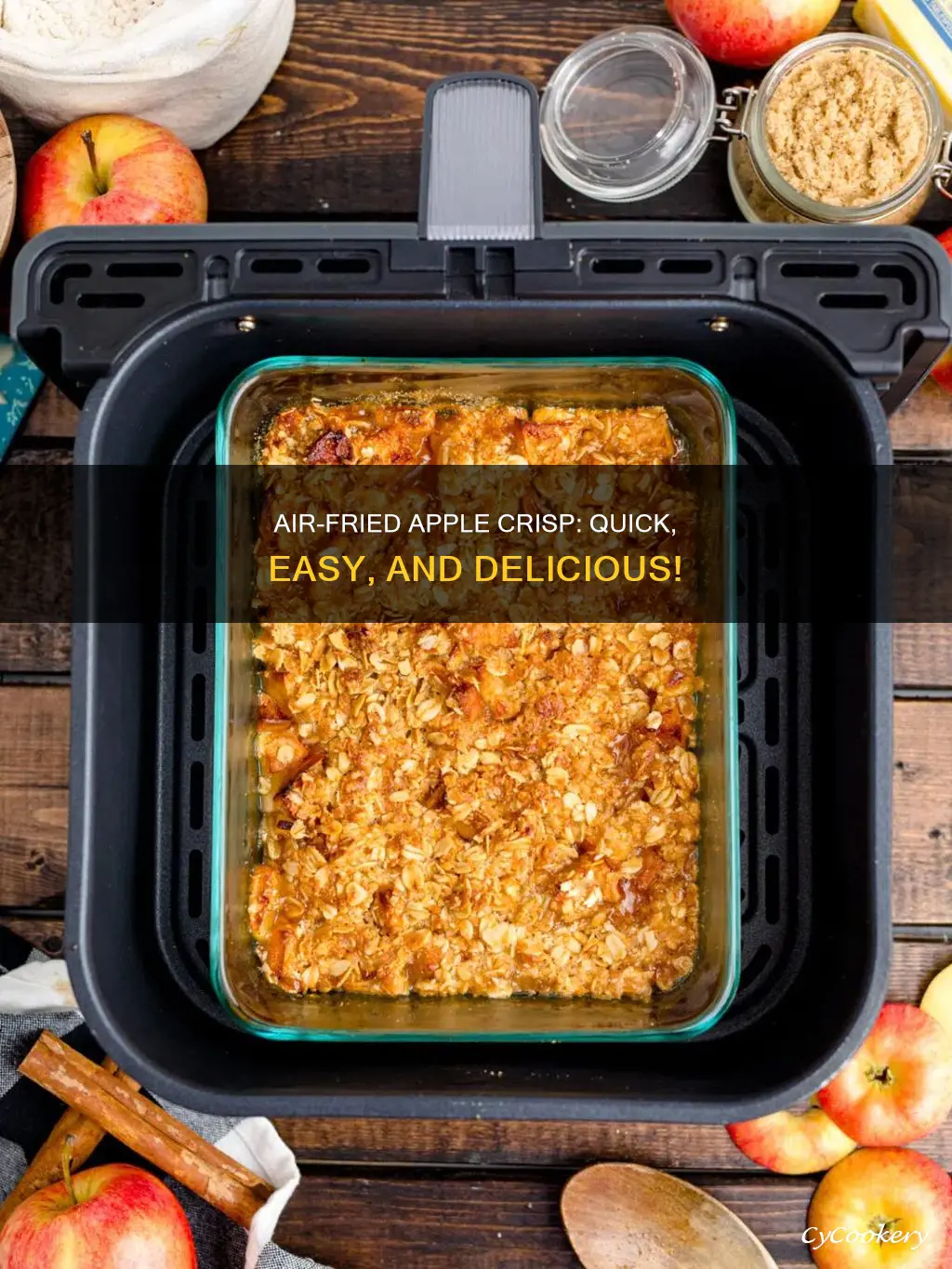 how to make apple crisp in air fryer