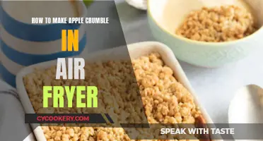 Air-Fried Apple Crumble: A Quick, Easy Dessert