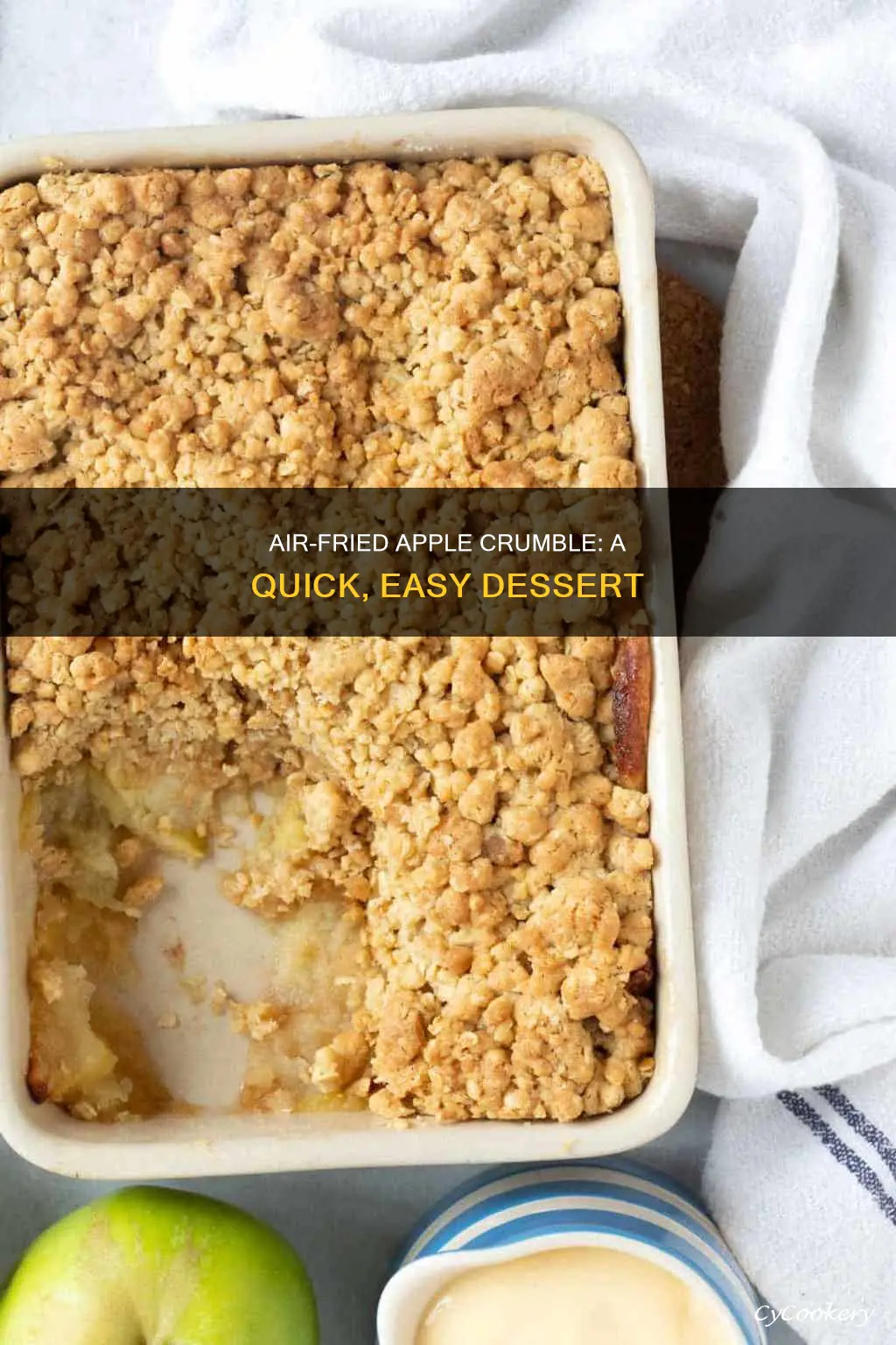 how to make apple crumble in air fryer