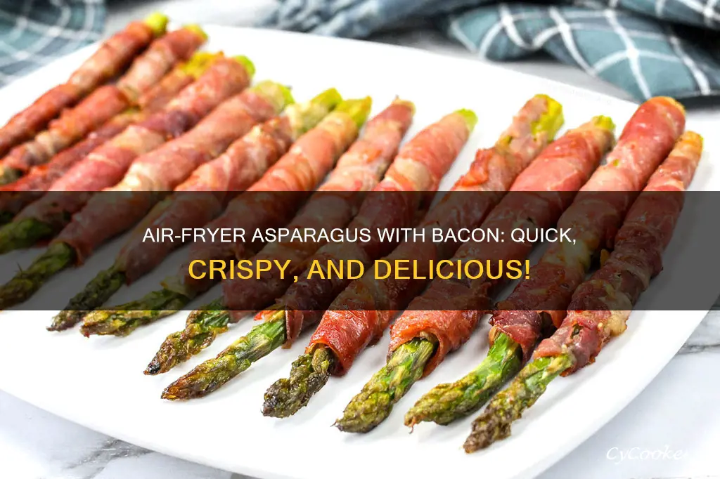 how to make asparagus with bacon in air fryer