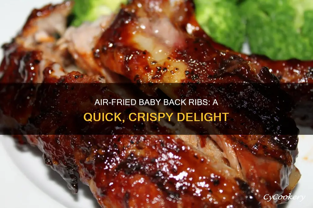 how to make baby back ribs in air fryer