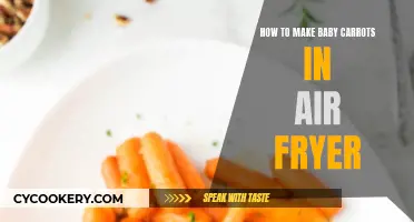 Air-Fried Baby Carrots: A Quick, Healthy Treat