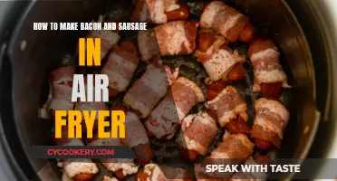 Air-Fryer Bacon and Sausage: Quick, Crispy Breakfast