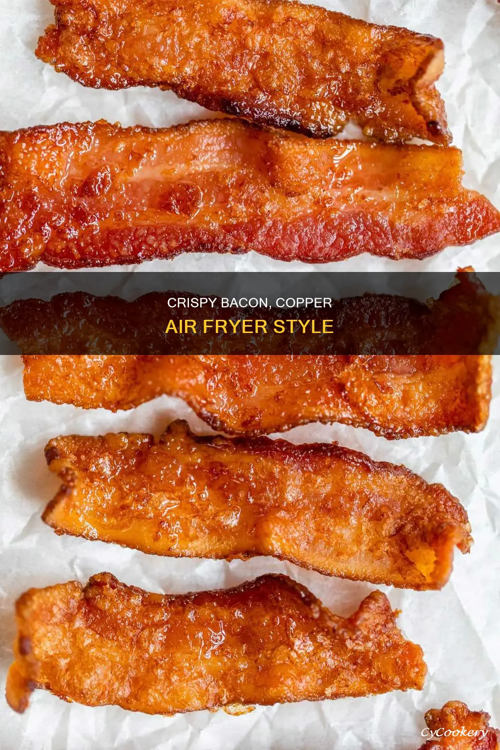 how to make bacon in a copper air fryer