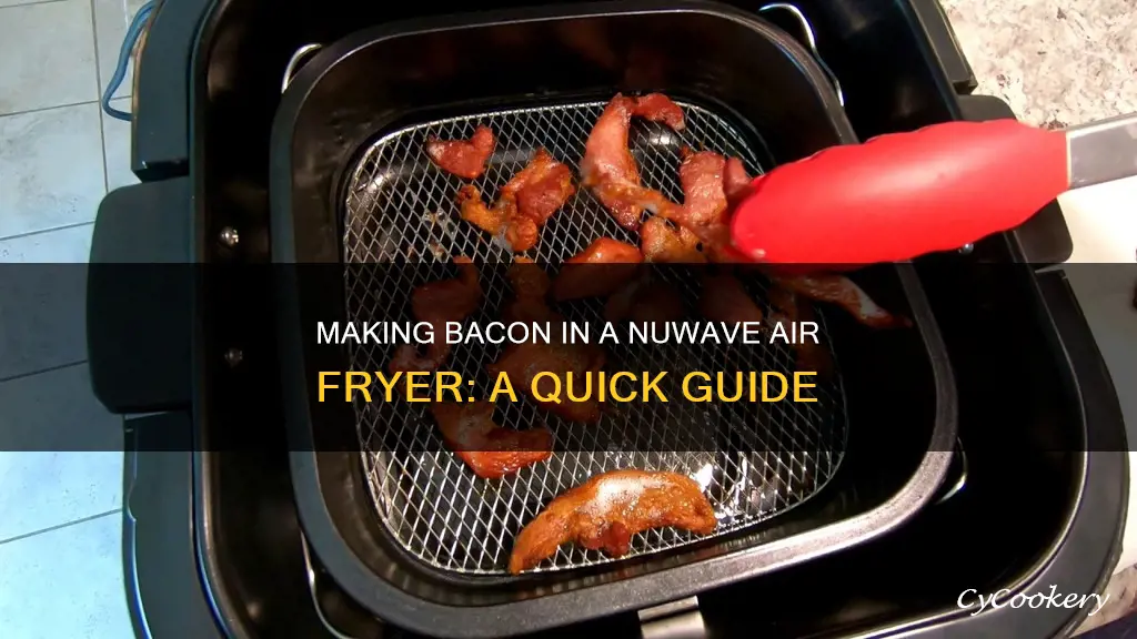 how to make bacon in nuwave air fryer