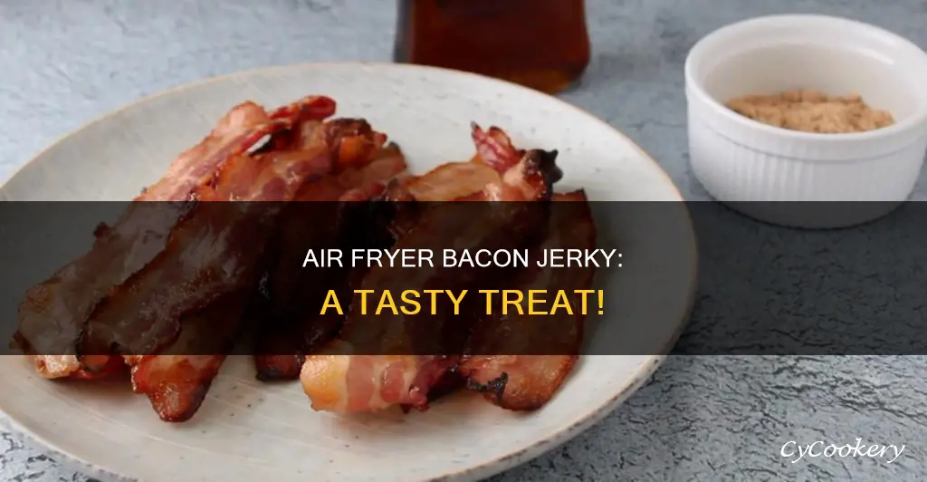 how to make bacon jerky in air fryer oven