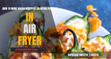 Air Fryer Jalapeno Poppers: Bacon-Wrapped Delight