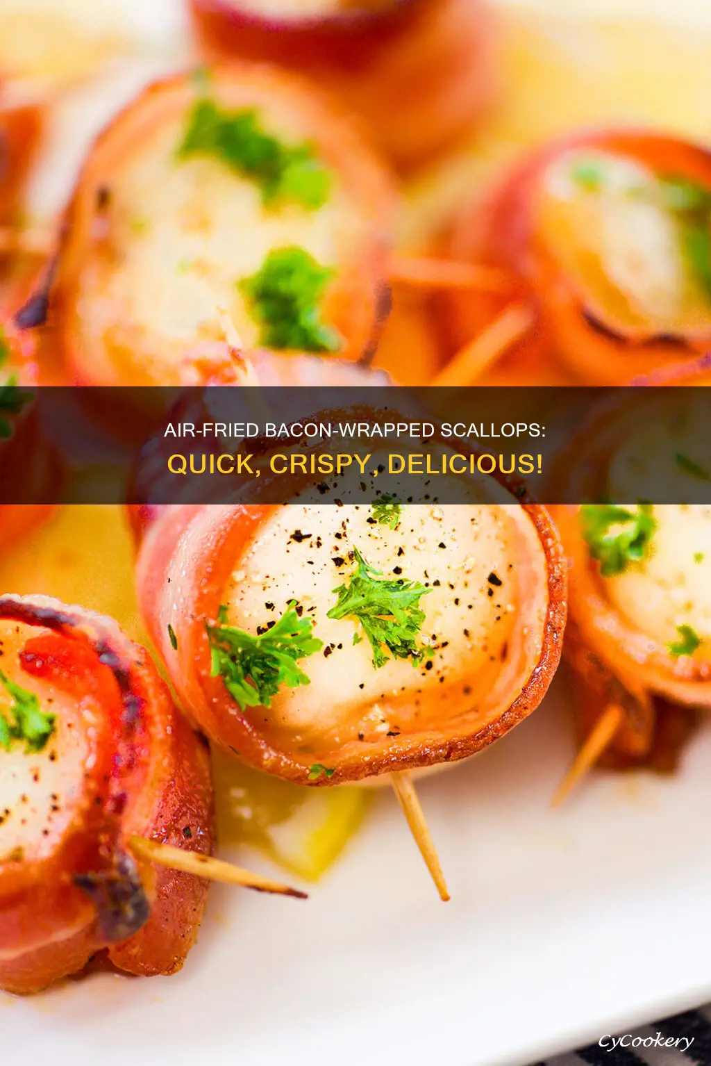 how to make bacon wrapped scallops in air fryer