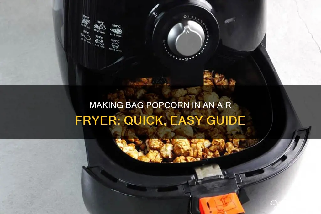 how to make bag popcorn in air fryer