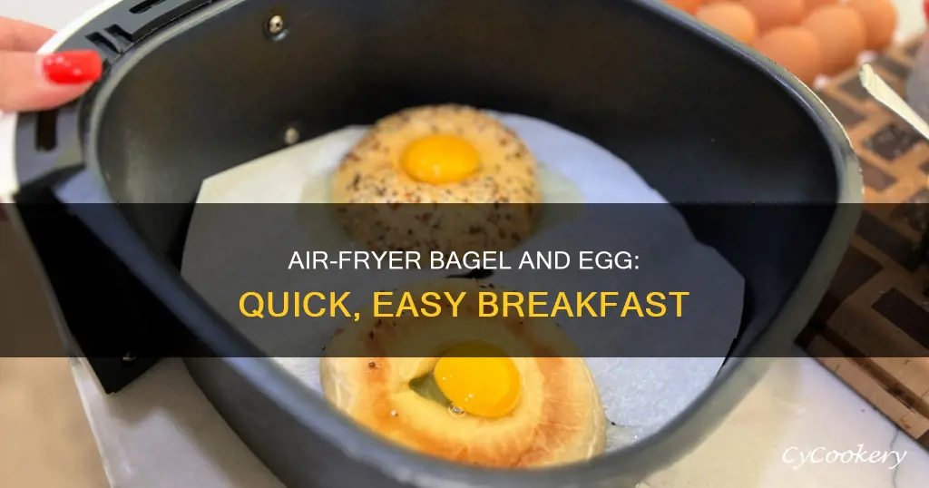 how to make bagel and egg in air fryer